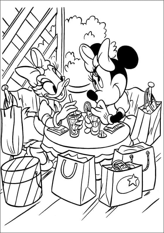 Daisy Duck și Minnie Mouse