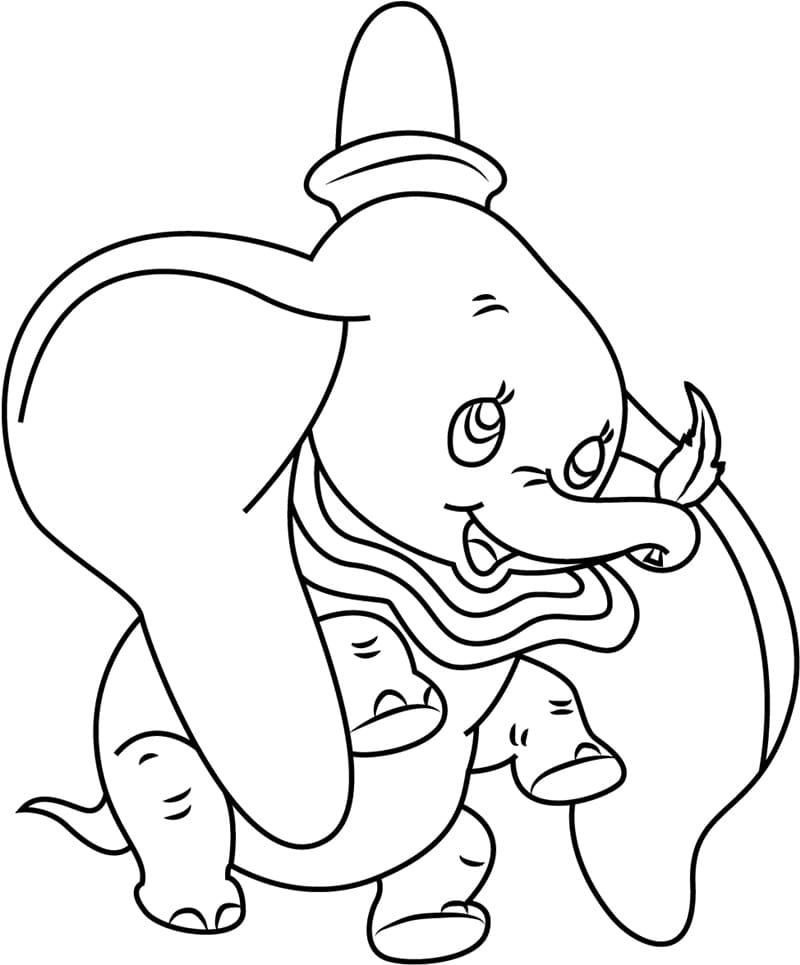 Dumbo de colorat p14