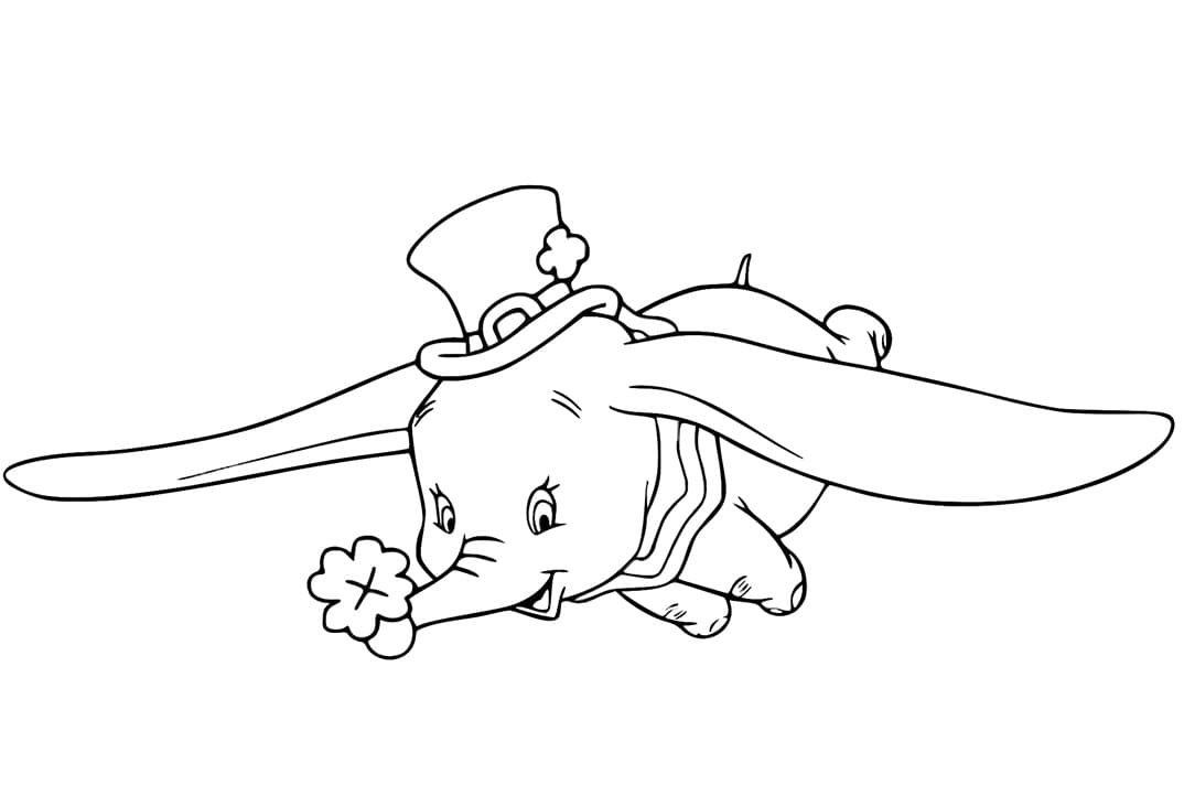 Dumbo de colorat p15
