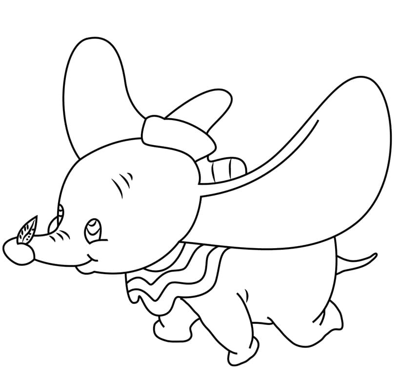 Dumbo de colorat p20