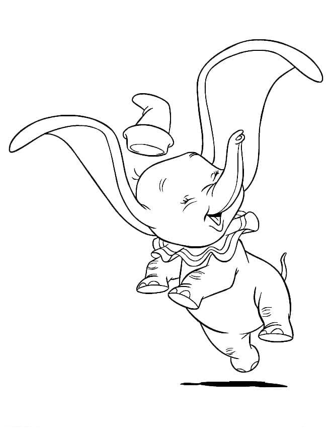 Dumbo de colorat p31