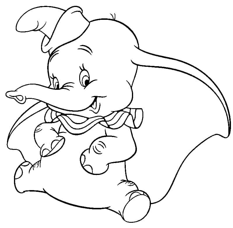Dumbo de colorat p40