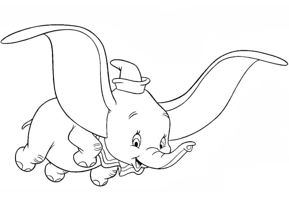 Dumbo de colorat p46