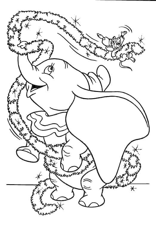 Dumbo de colorat p47