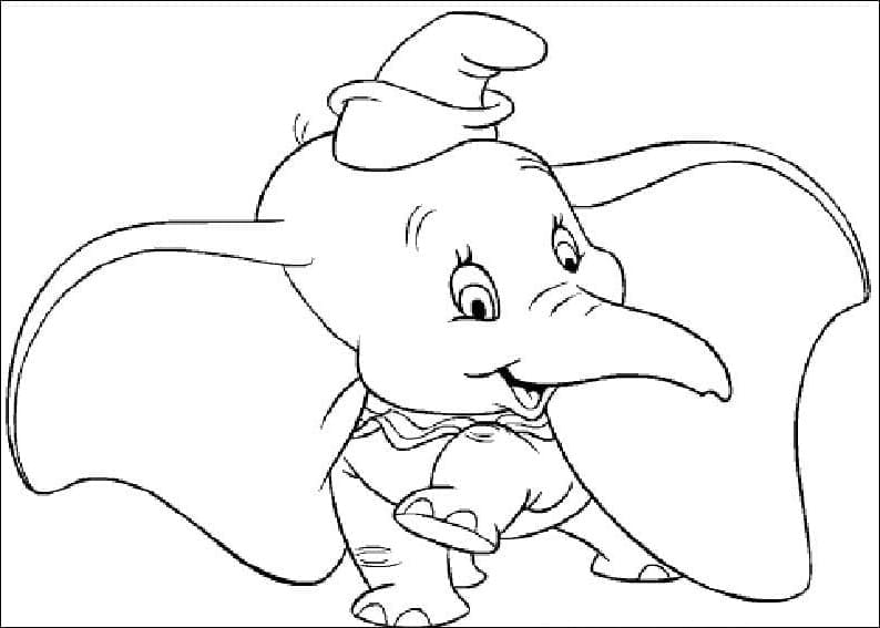 Dumbo de colorat p51
