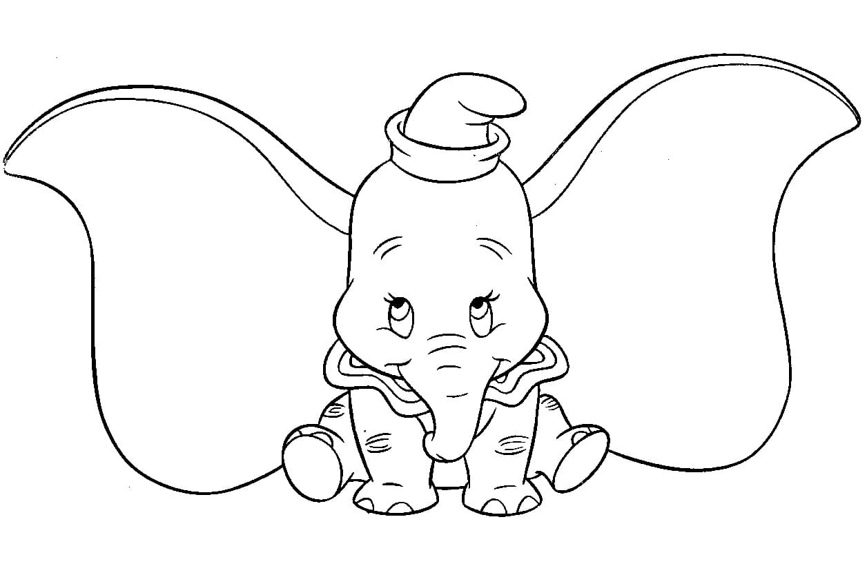 Dumbo de colorat p52