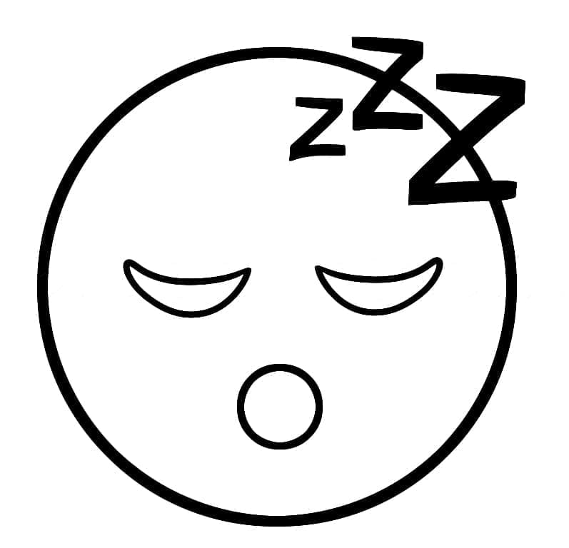 Emoji adormit