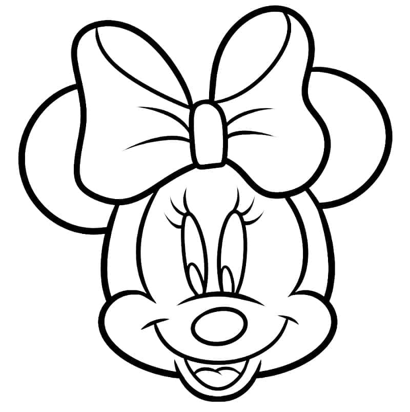 Fața minnie mouse