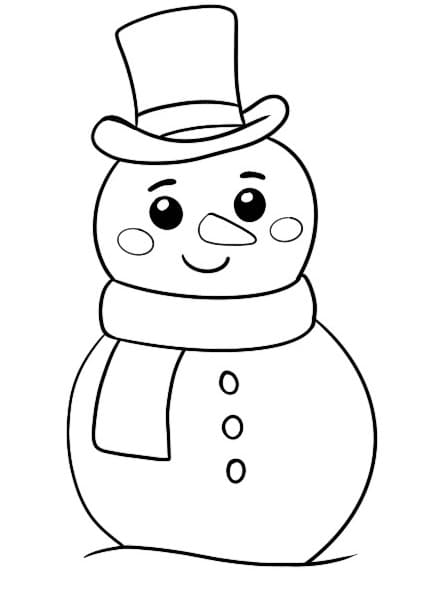 Foarte drăguț om de zăpadă