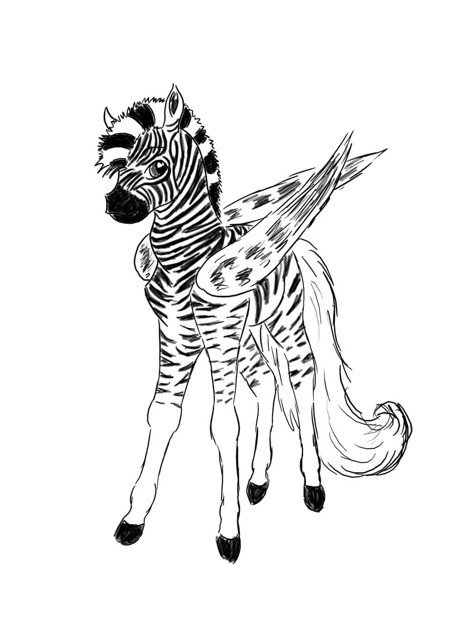 Frumoasă zebră