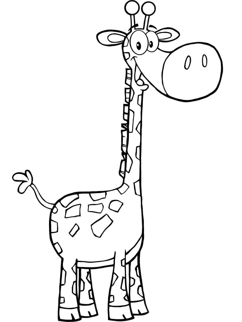 Girafa de desene animate
