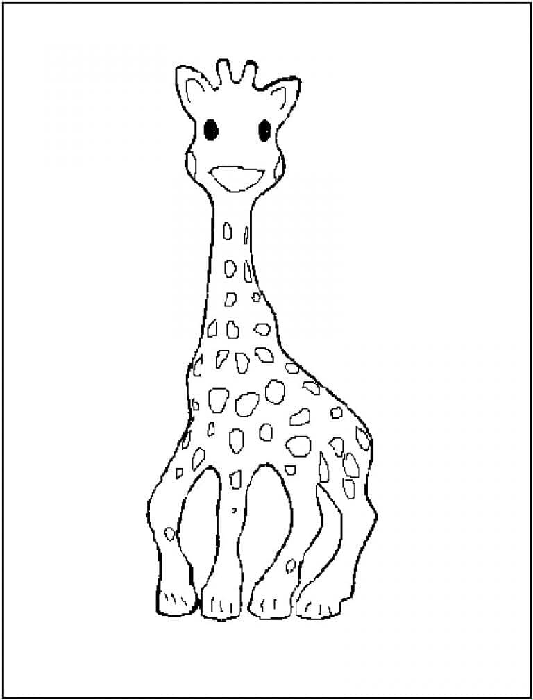 Girafă simplă