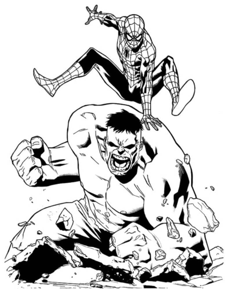 Hulk și omul păianjen