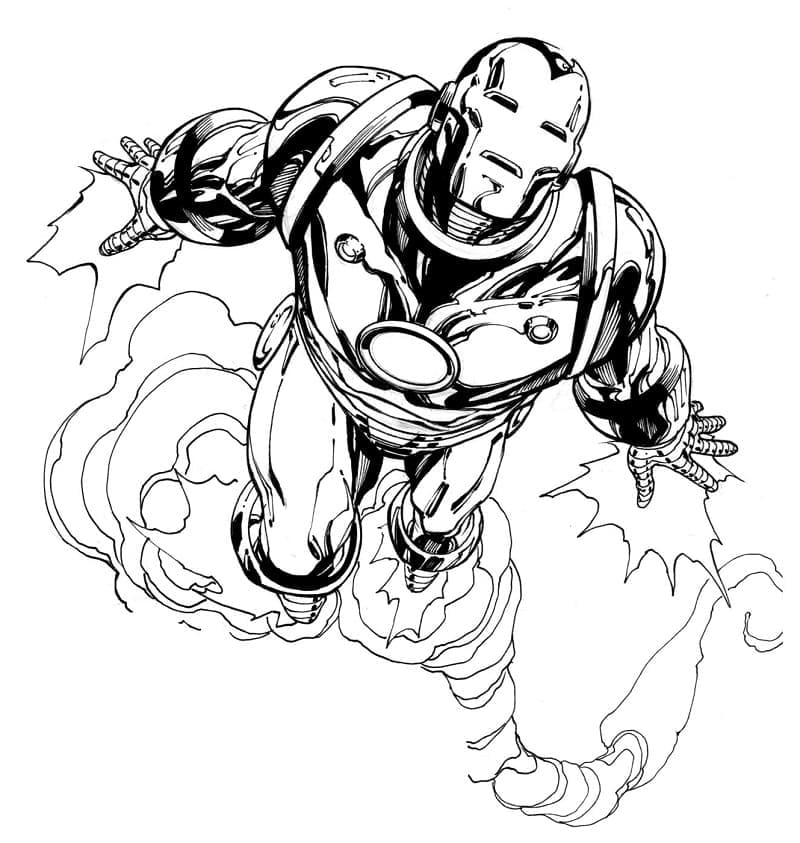 Iron man din desene animate