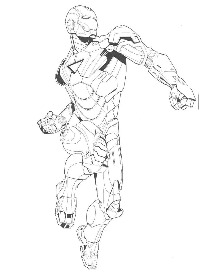 Iron man în desene animate