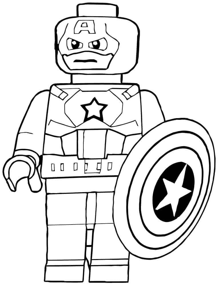 Lego căpitanul america marvel