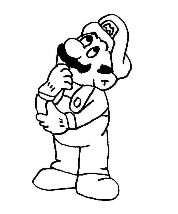 Mario se gândește