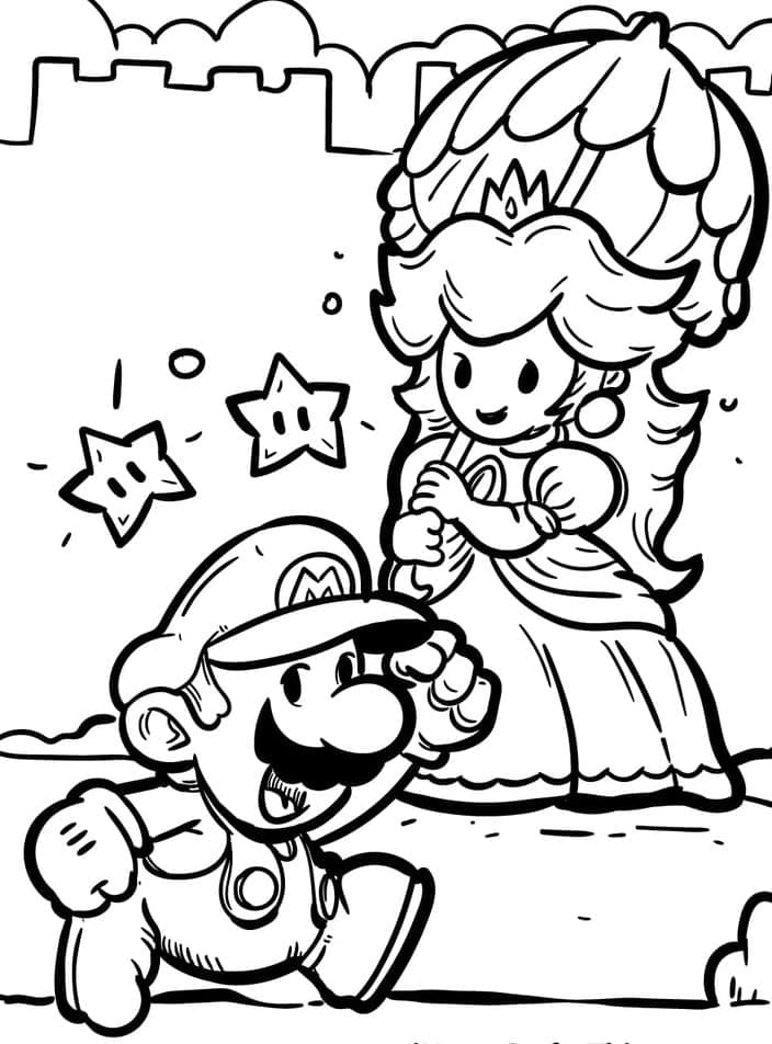 Mario și prințesa peach
