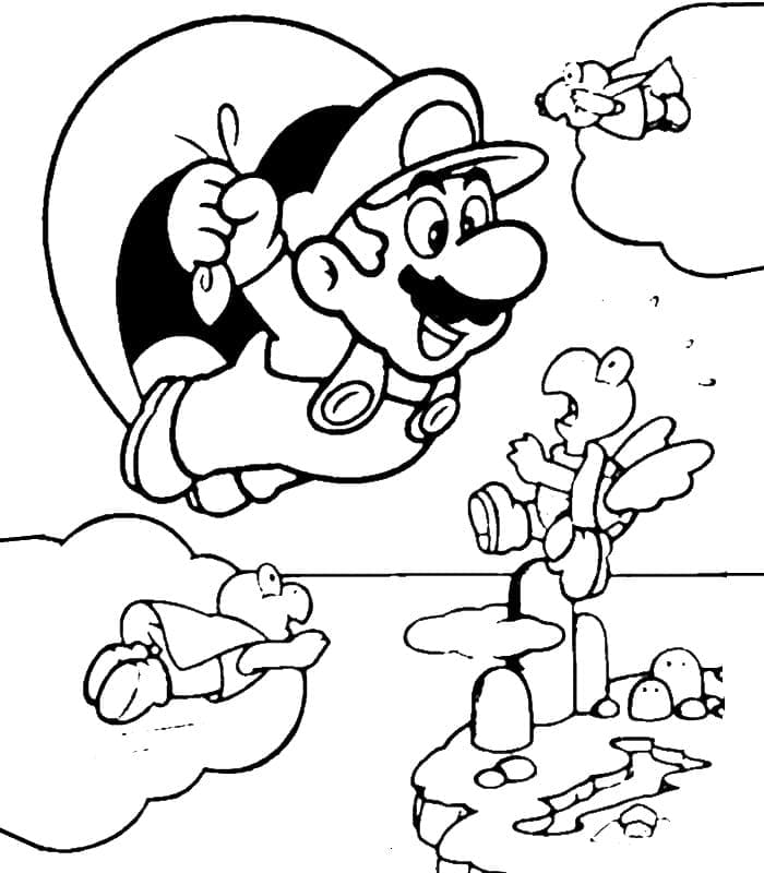 Mario zboară