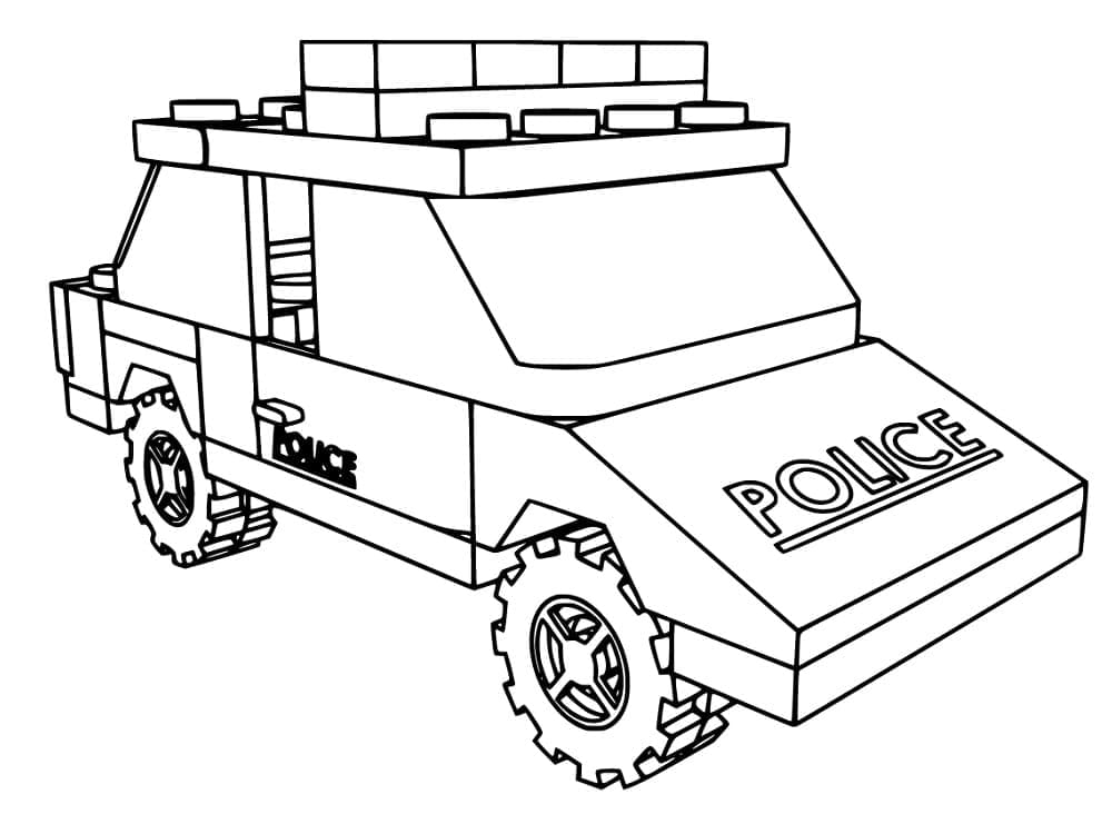Mașină de poliție Lego