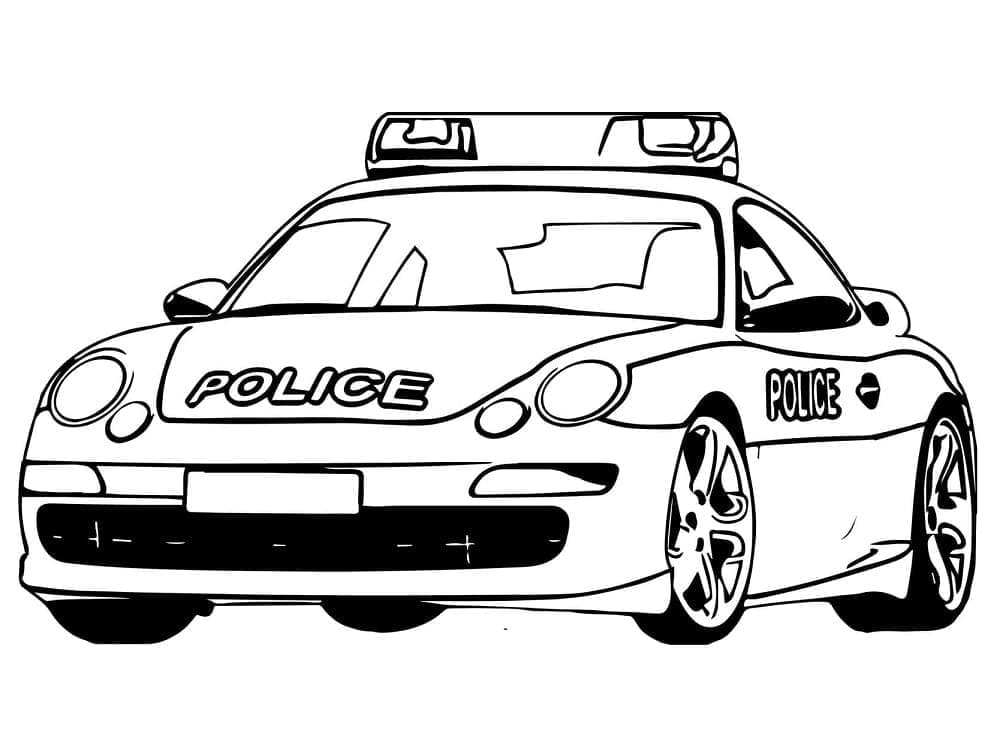 Mașină de poliție porsche