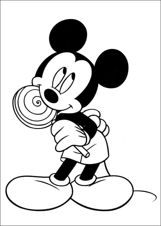 Mickey mouse cu bomboane