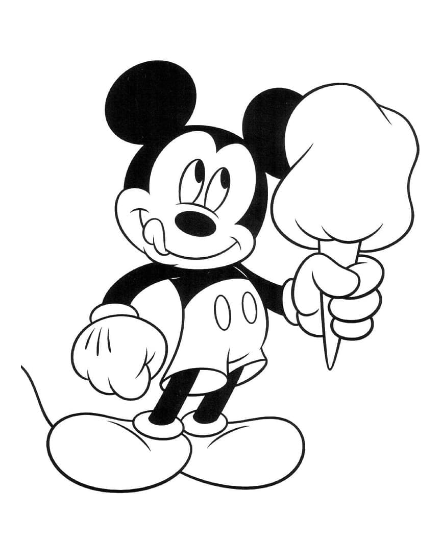 Mickey mouse cu inghetata
