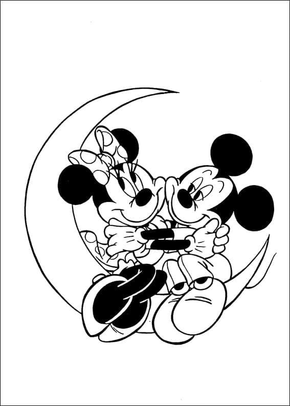 Mickey mouse cu minnie