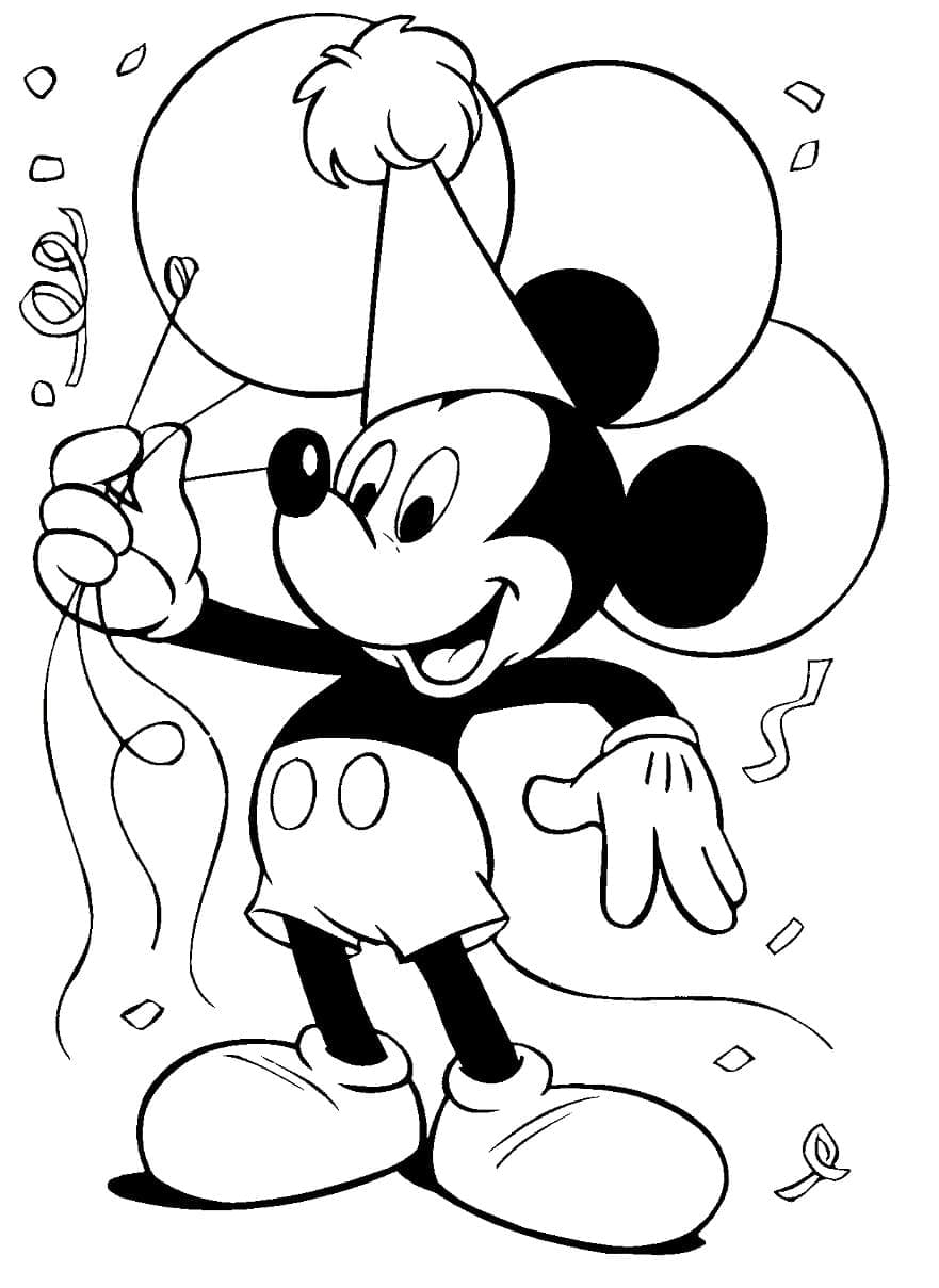 Mickey mouse de ziua de nastere