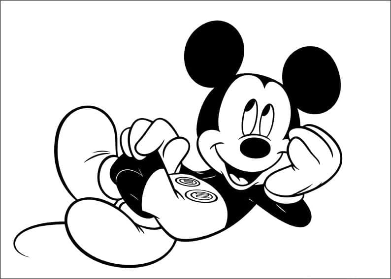 Mickey mouse imprimabil gratuit