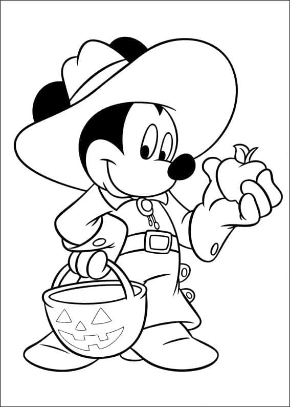 Mickey mouse la halloween