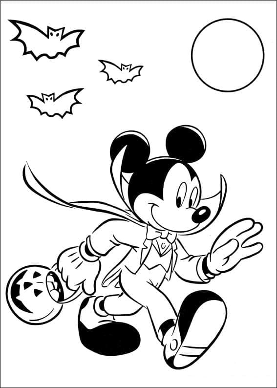 Mickey mouse și halloween