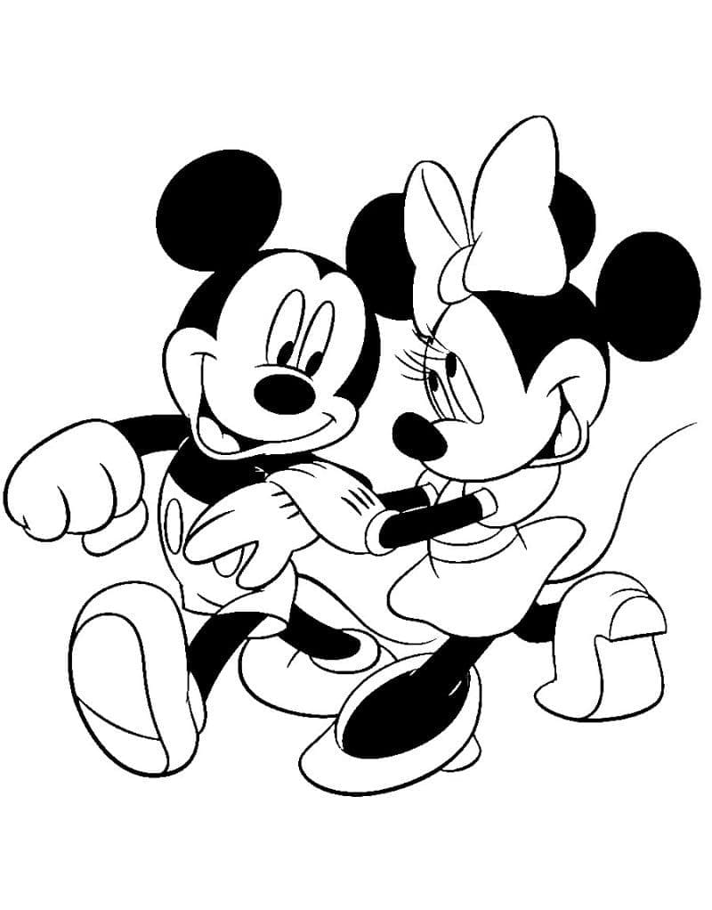 Mickey mouse și minnie