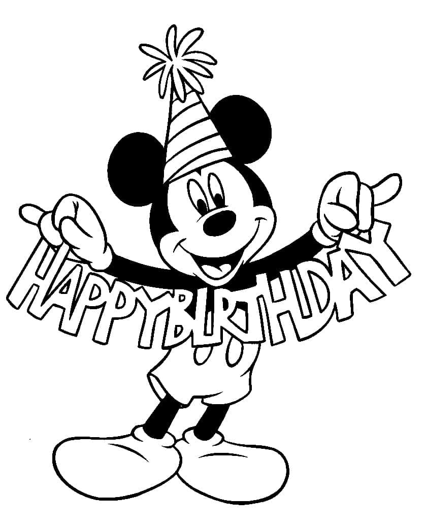 Mickey mouse și ziua de naștere
