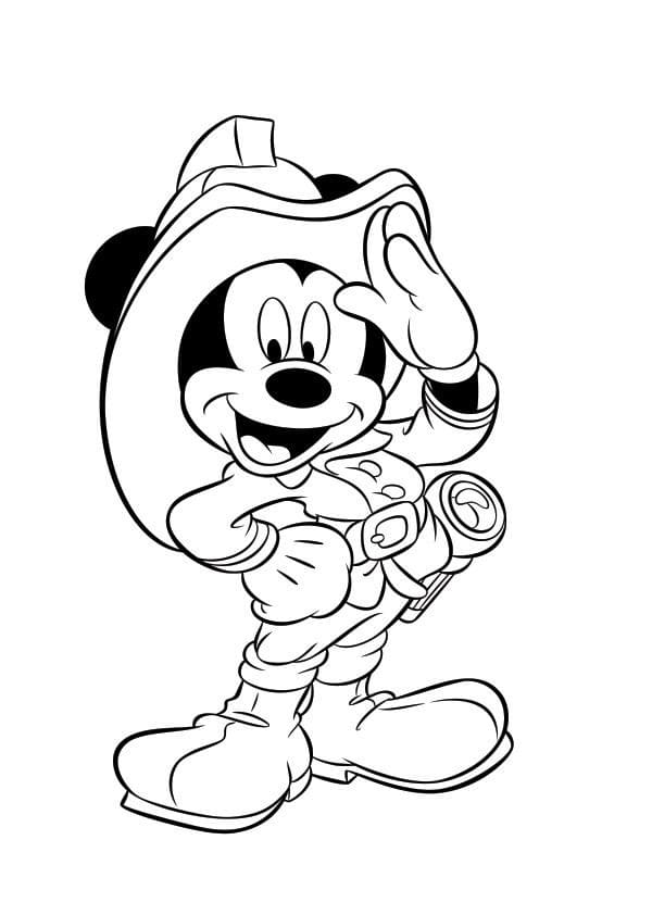 Mickey mouse-ul pompier