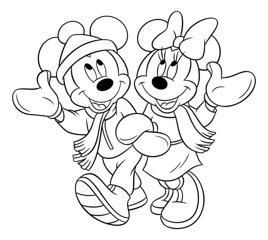 Mickey și minnie mouse