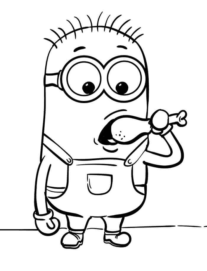 Planse de colorat cu Minions