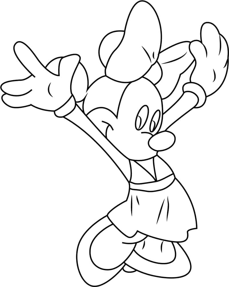 Minnie Mouse imprimabil gratuit