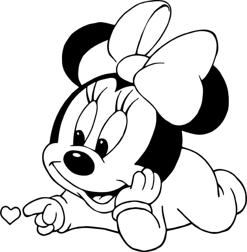 Minnie mouse cu inima