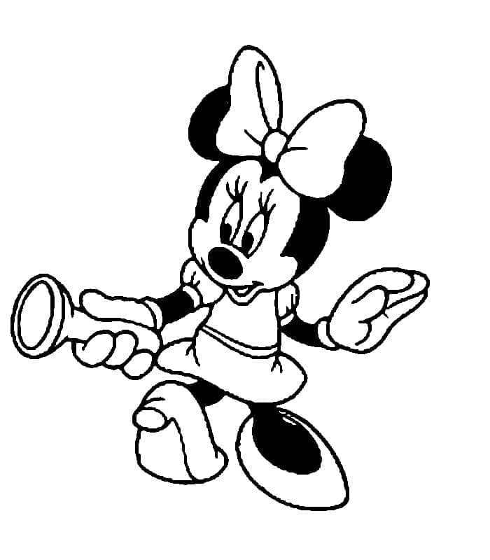 Minnie mouse cu lanternă