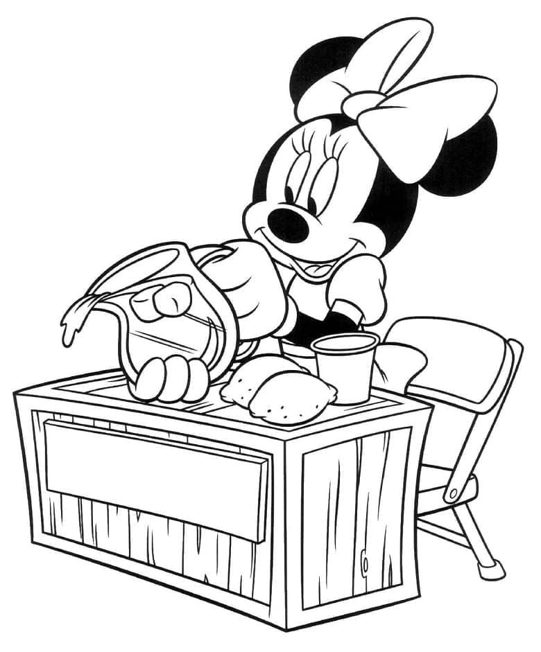Minnie mouse cu limonada