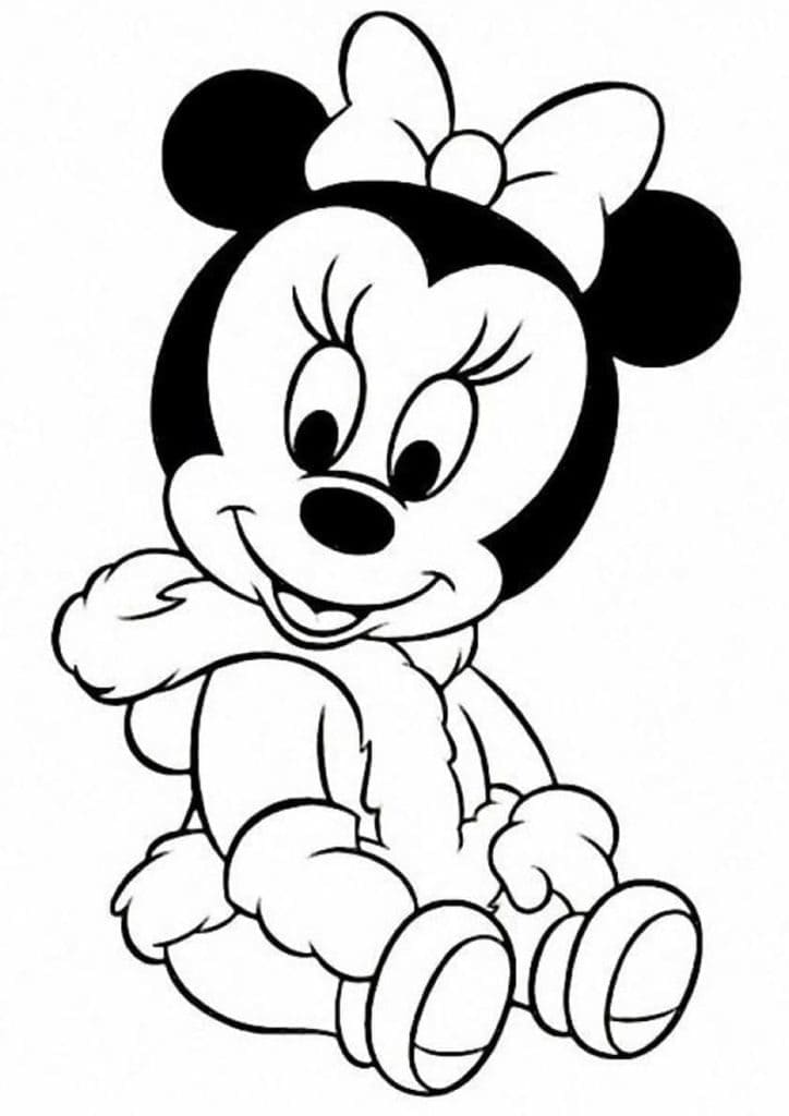 Minnie mouse fericit