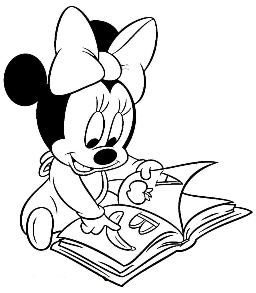 Minnie mouse învață