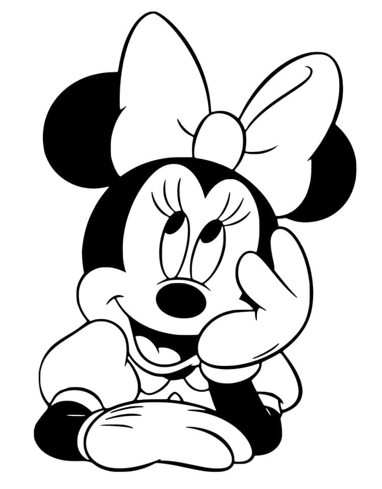 Minnie mouse se gândește