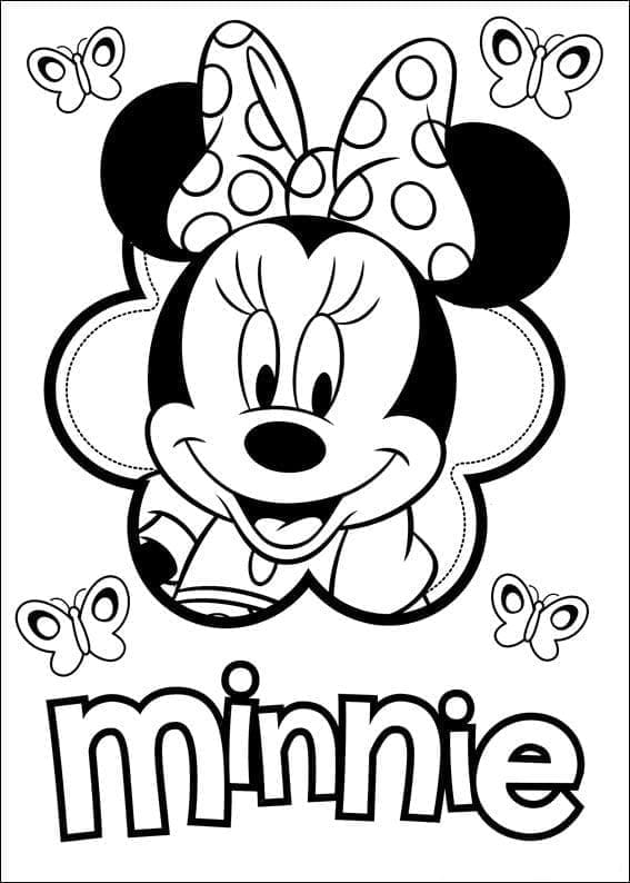 Minnie mouse zâmbitor
