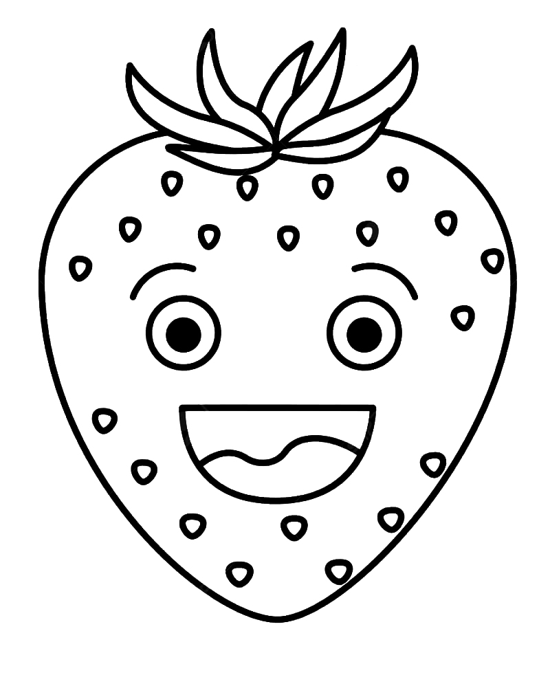 O căpșună din desene animate