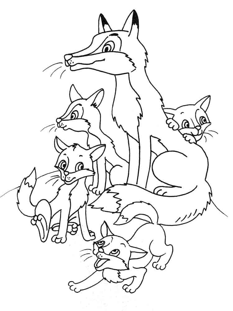 O familie de vulpi