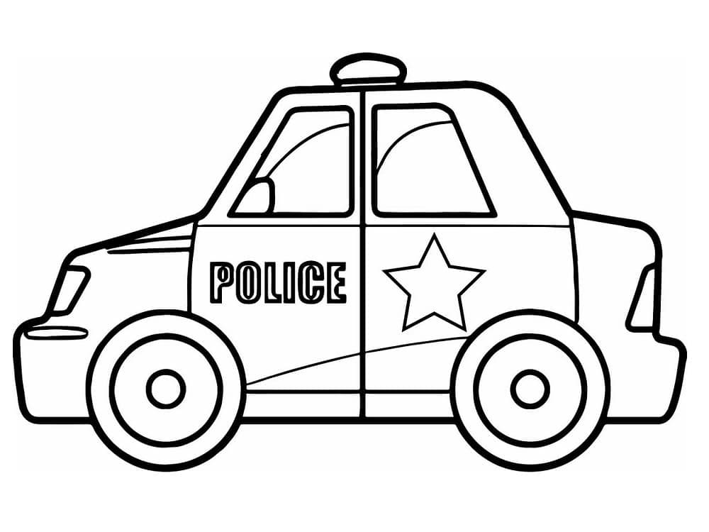 O simplă mașină de poliție