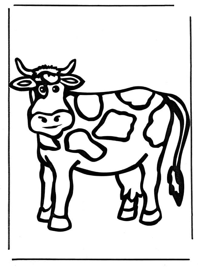 O vacă de fermă