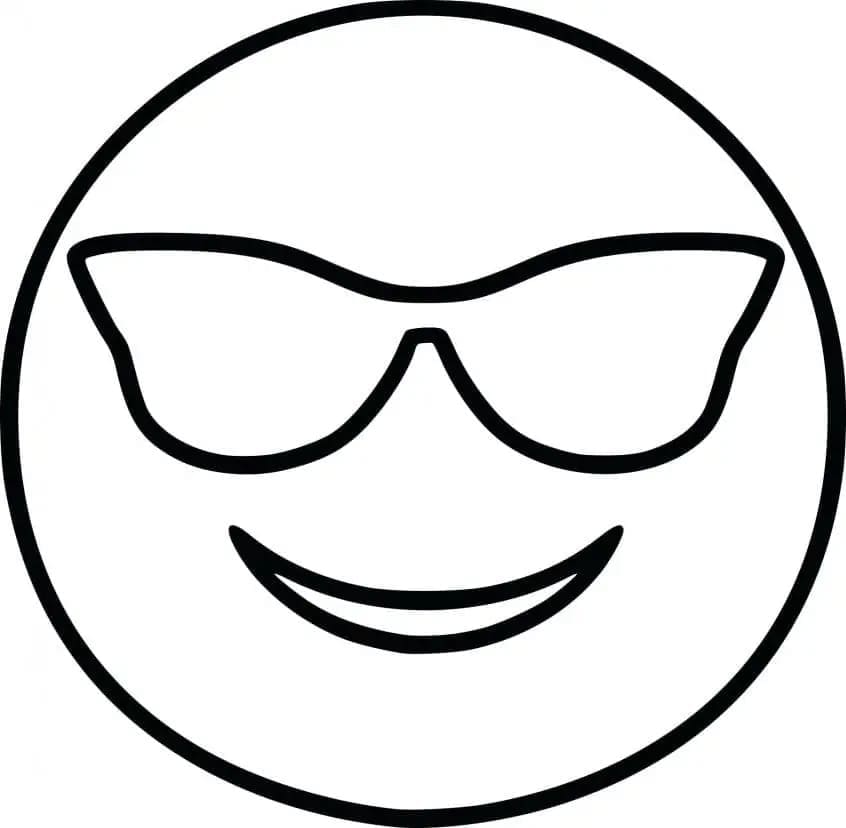 Ochelari de soare cu fața emoji